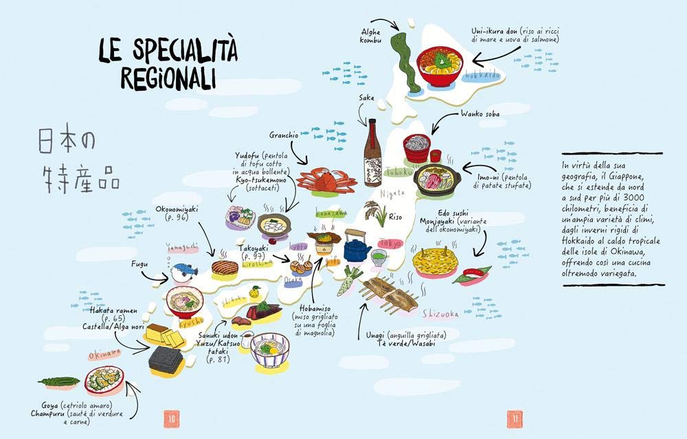 CUCINA GIAPPONESE ILLUSTRATA