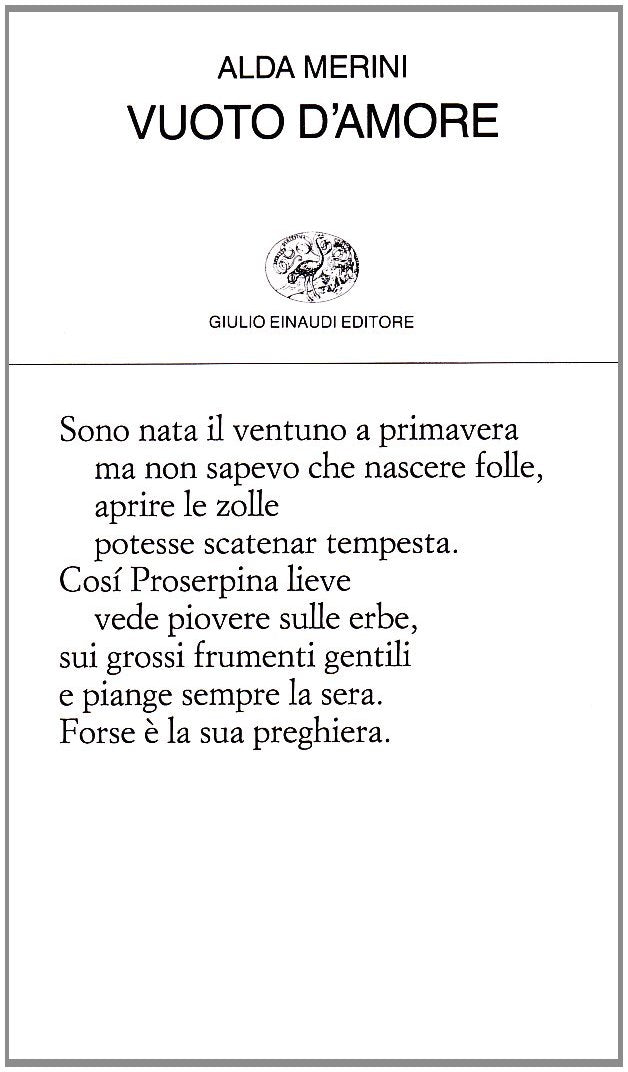 VUOTO D'AMORE