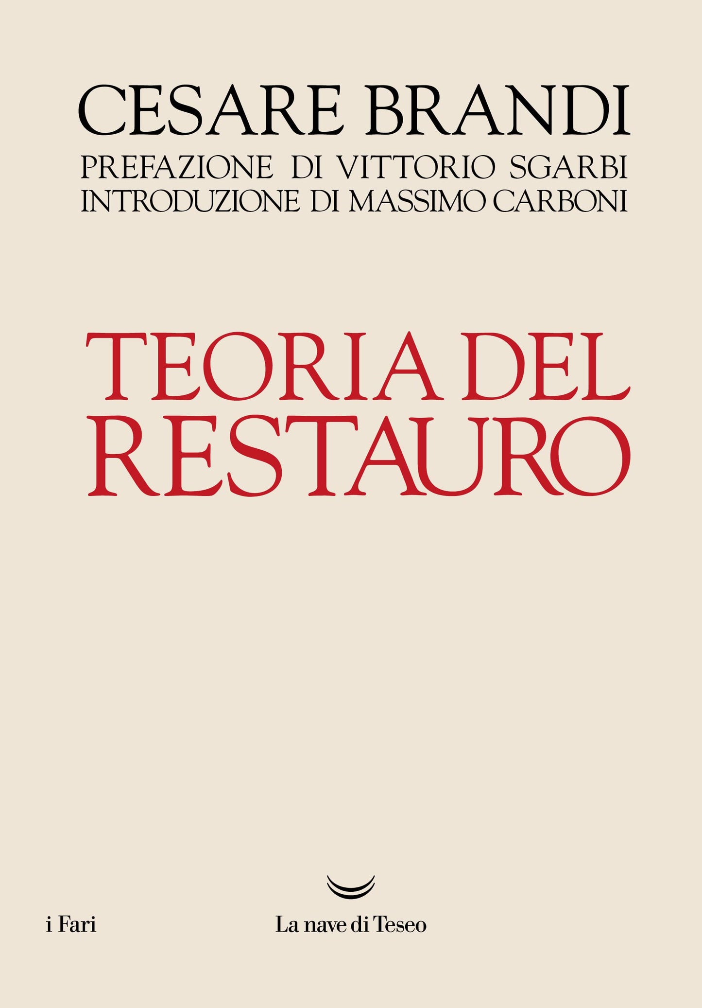 TEORIA DEL RESTAURO