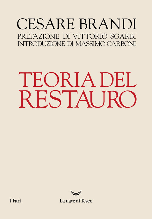 TEORIA DEL RESTAURO