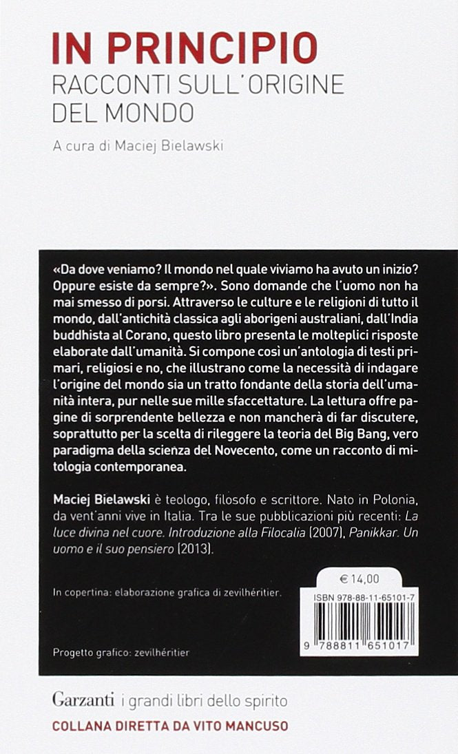 IN PRINCIPIO. RACCONTI SULL'ORIGINE DEL MONDO