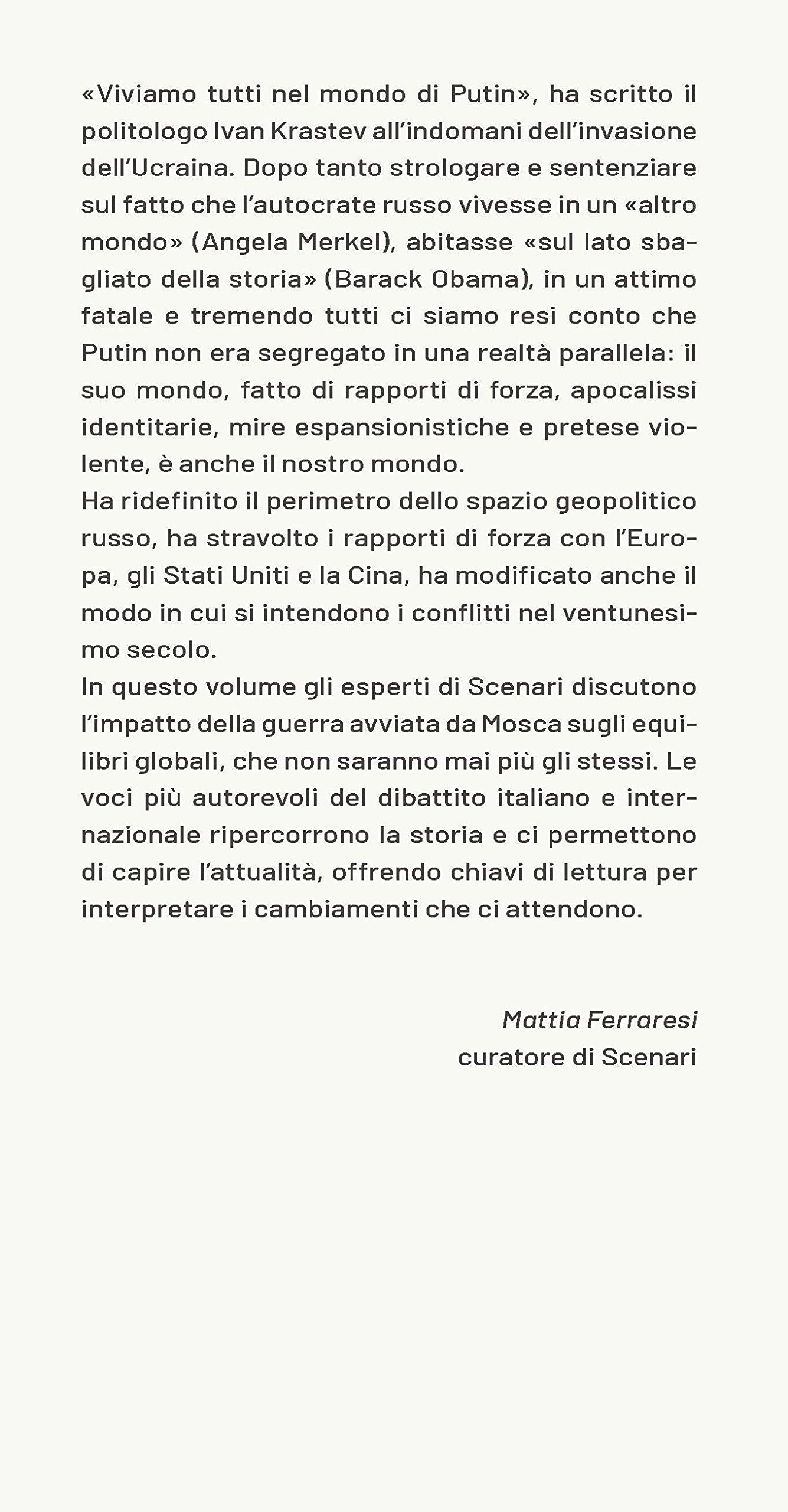 IL MONDO DI PUTIN. LA GEOPOLITICA STRAVOLTA DAL PRESIDENTE RUSSO.