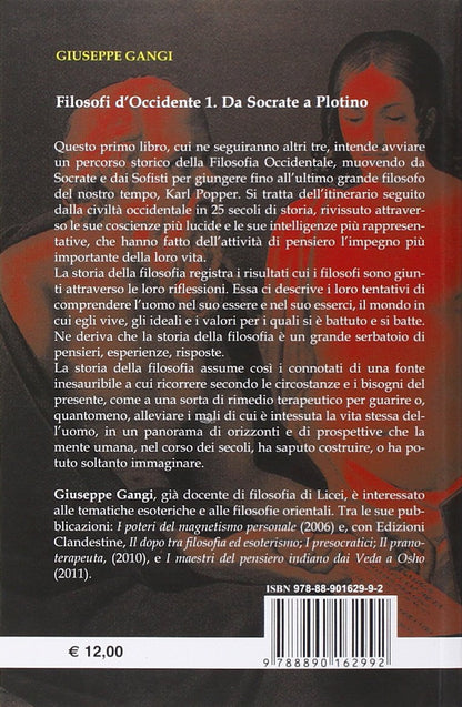 FILOSOFI D'OCCIDENTE 1. DA SOCRATE A PLOTINO