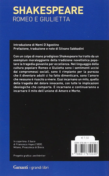 ROMEO E GIULIETTA. TESTO INGLESE A FRONTE
