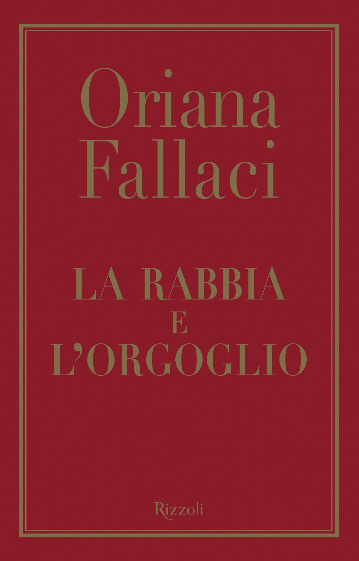 LA RABBIA E L'ORGOGLIO