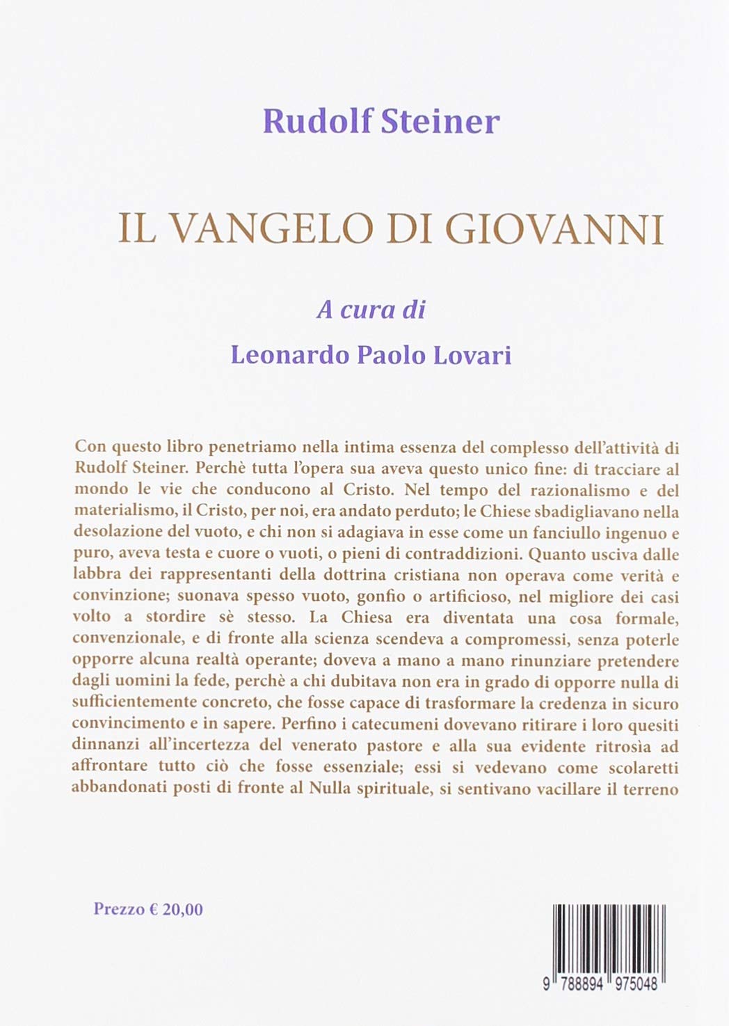 IL VANGELO DI GIOVANNI