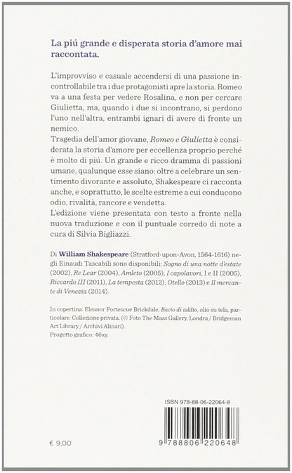 ROMEO E GIULIETTA. TESTO INGLESE A FRONTE