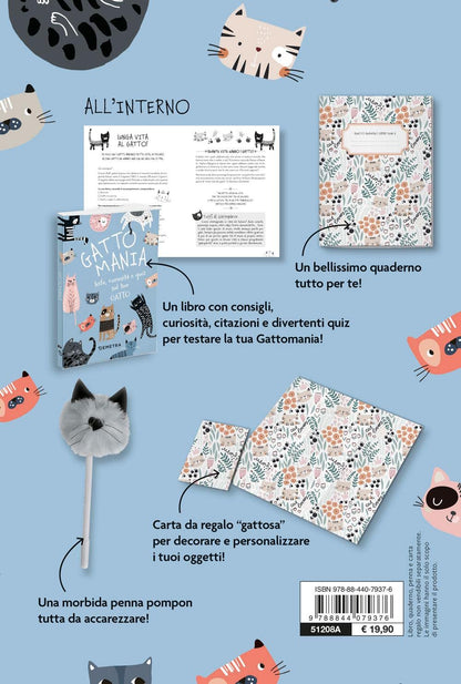 GATTOMANIA. PICCOLI TESORI PER GRANDI CATLOVERS. CON PENNA-GATTO