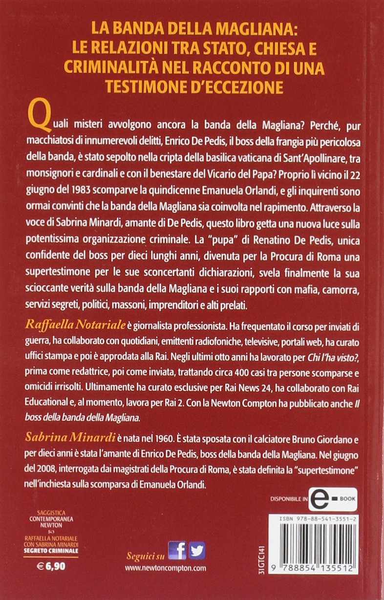 SEGRETO CRIMINALE. LA VERA STORIA DELLA BANDA DELLA MAGLIANA