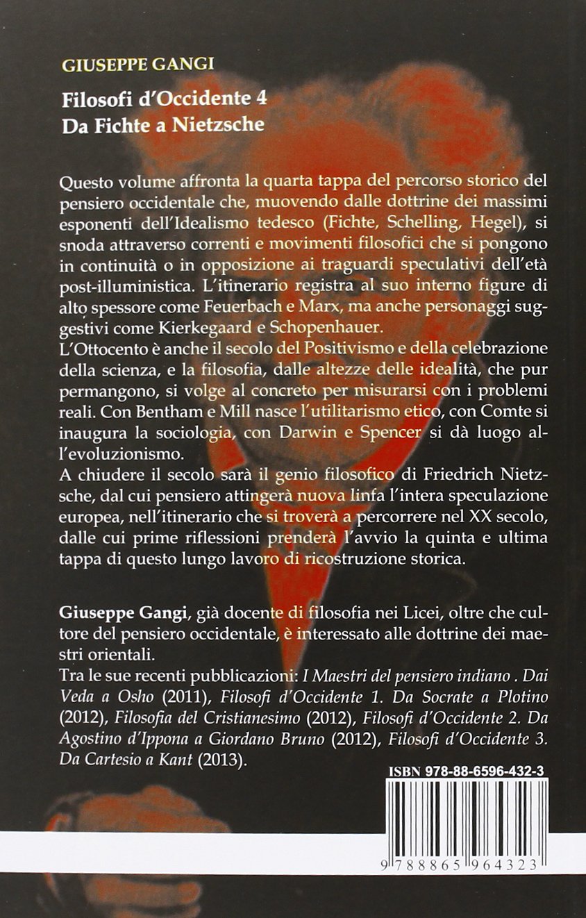 FILOSOFI D'OCCIDENTE 4. DA FICHTE A NIETZSCHE