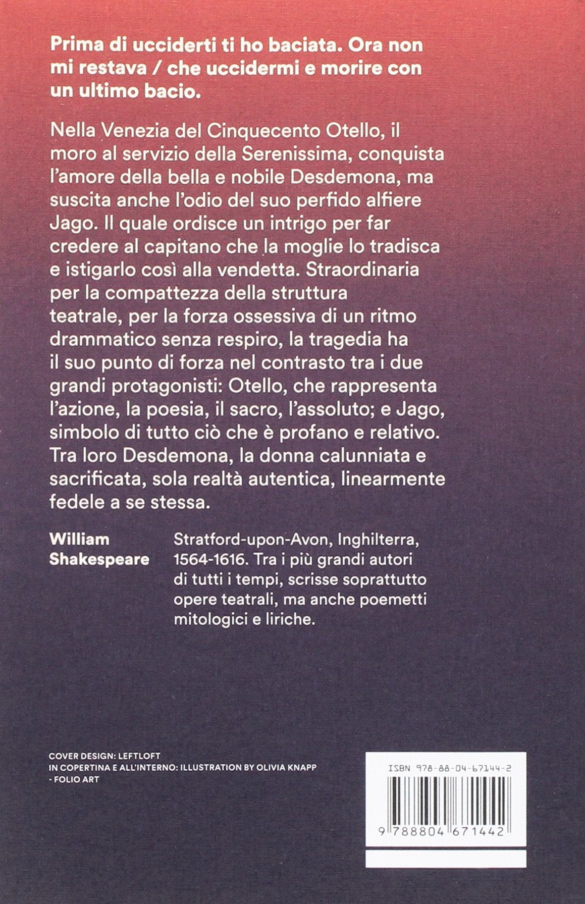 OTELLO. TESTO INGLESE A FRONTE