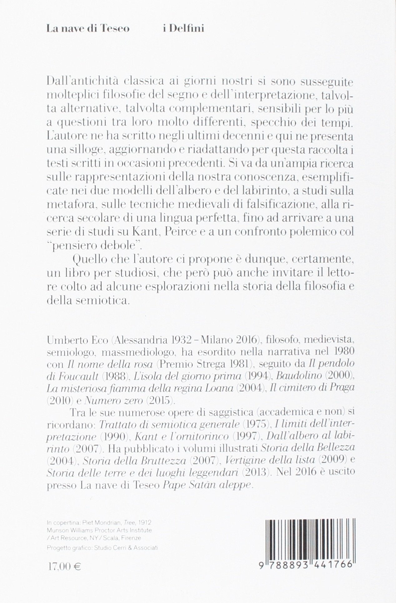 DALL'ALBERO AL LABIRINTO. STUDI STORICI SUL SEGNO E L'INTERPRETAZIONE