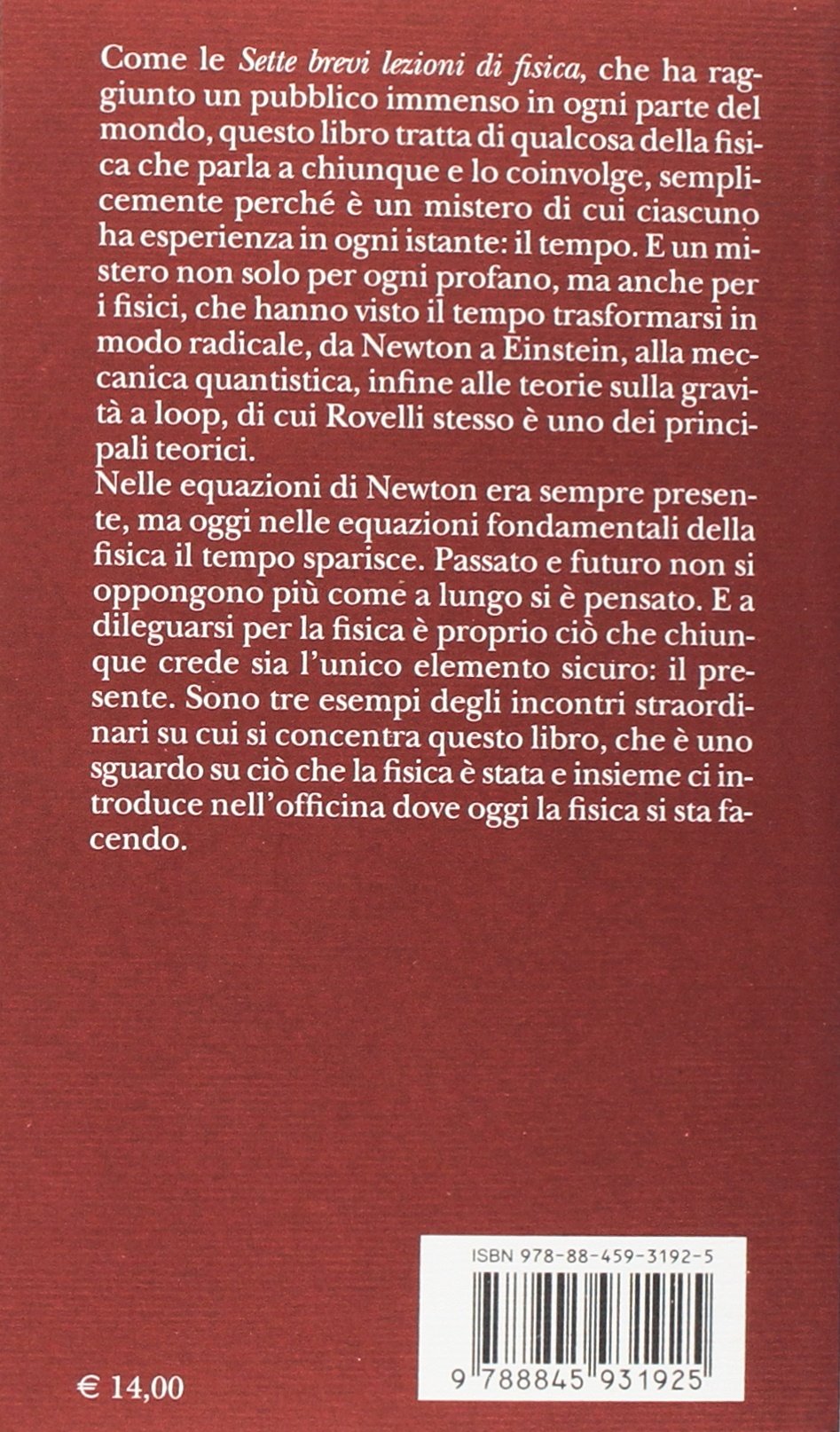 L'ORDINE DEL TEMPO