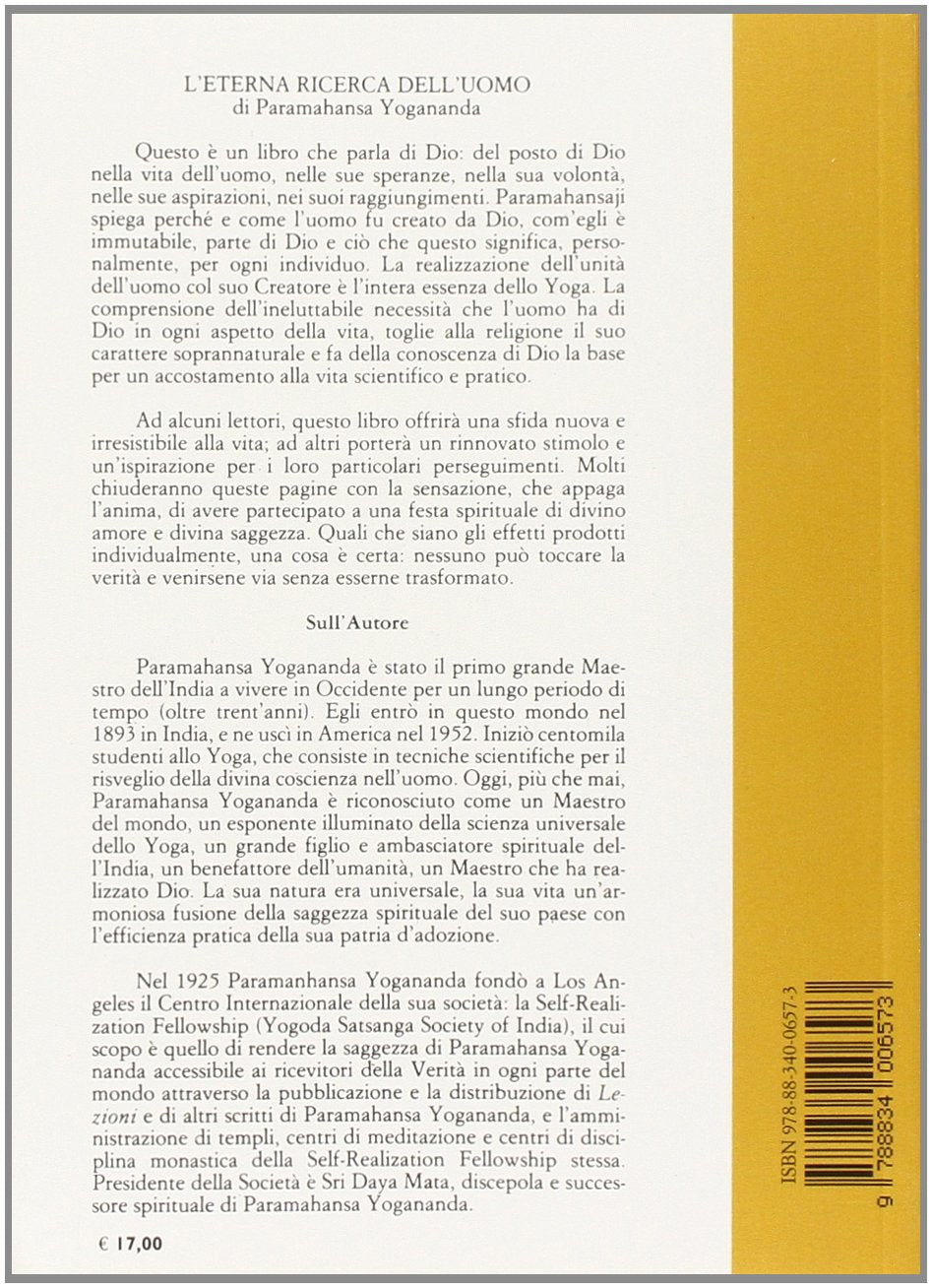 L'ETERNA RICERCA DELL'UOMO