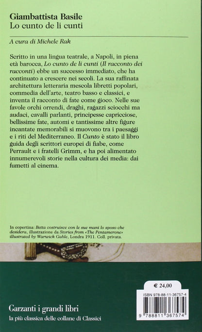 LO CUNTO DE LI CUNTI. TESTO NAPOLETANO A FRONTE