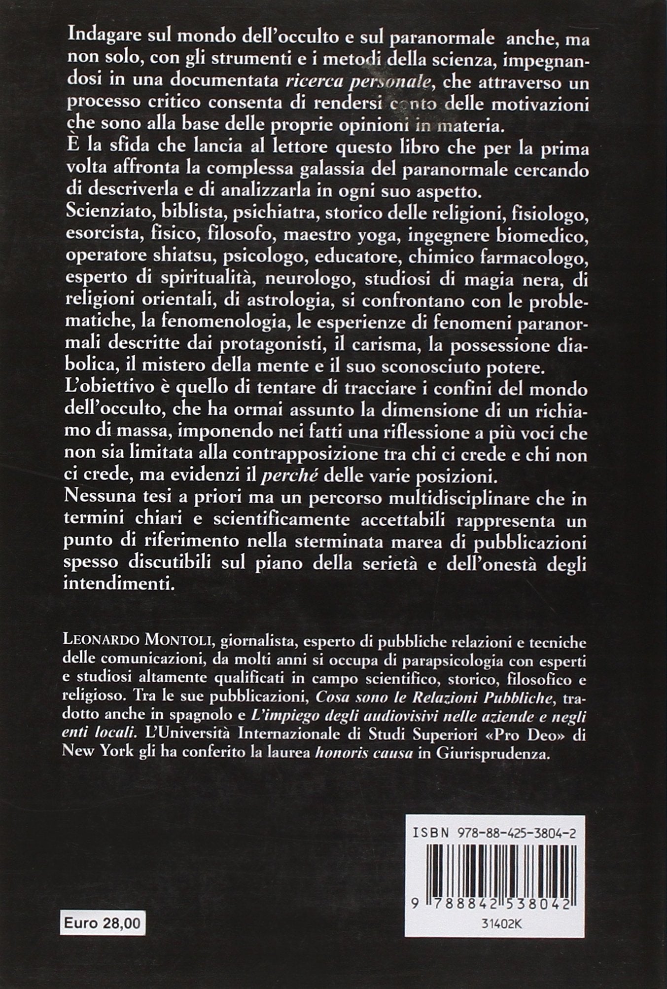 LA RICERCA PARAPSICOLOGICA OGGI. DOCUMENTI E PROSPETTIVE