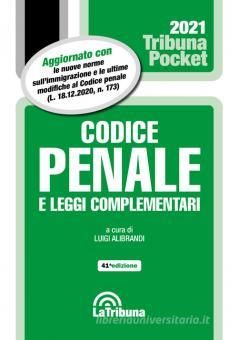 CODICE PENALE E LEGGI COMPLEMENTARI 2021 POCKET