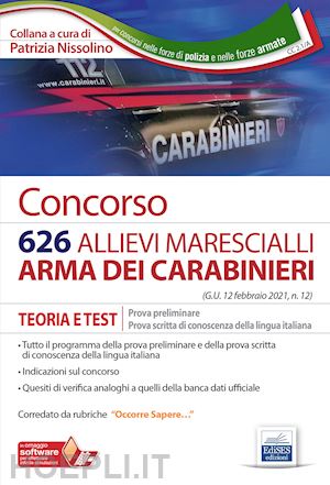 CONCORSO 626 ALLIEVI MARESCIALLI CARABINIERI.