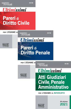 ULTIMISSIMI PARERI DI DIRITTO CIVILE, PENALE E ULTIMISSIMI ATTI GIUDIZIARI DI DIRITTO CIVILE, PENALE E AMMINISTRATIVO