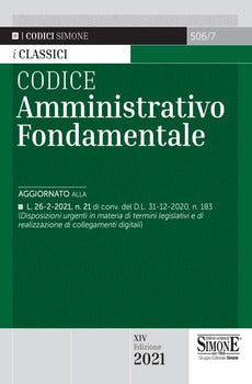 CODICE AMMINISTRATIVO 2021
