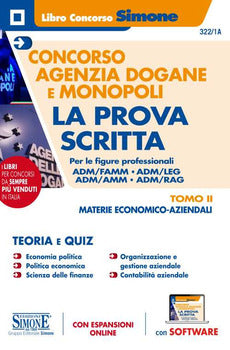 CONCORSO AGENZIA DOGANE E MONOPOLI - PROVA SCRITTA - TOMO 2