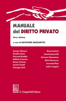MANUALE DEL DIRITTO PRIVATO terza edizione