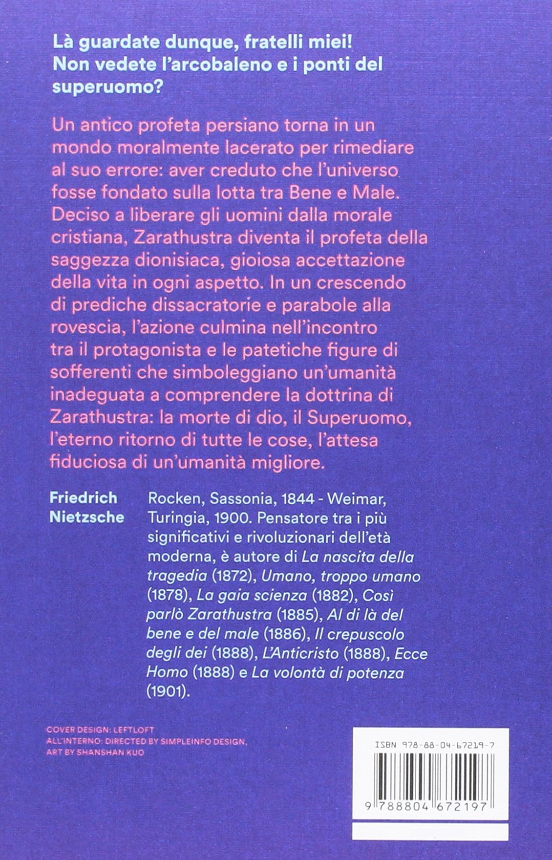COSÌ PARLÒ ZARATHUSTRA. UN LIBRO PER TUTTI E PER NESSUNO