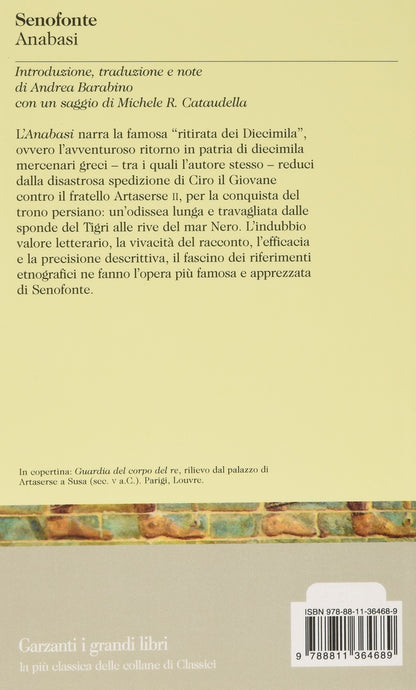 ANABASI. TESTO GRECO A FRONTE