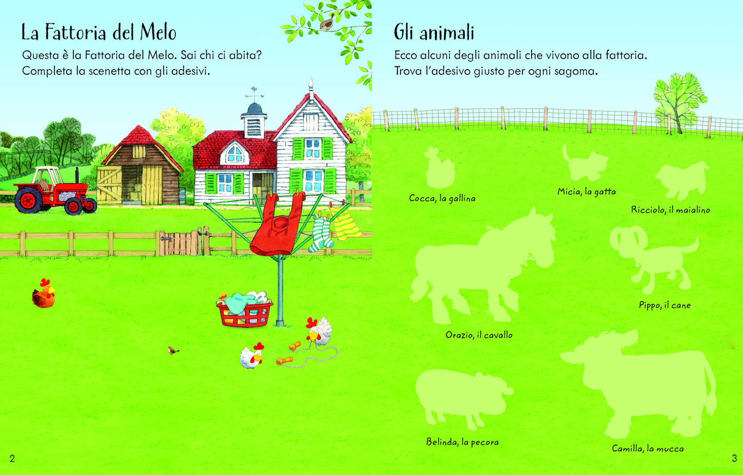 ANIMALI. POPPY E SAM. CON ADESIVI. EDIZ. A COLORI