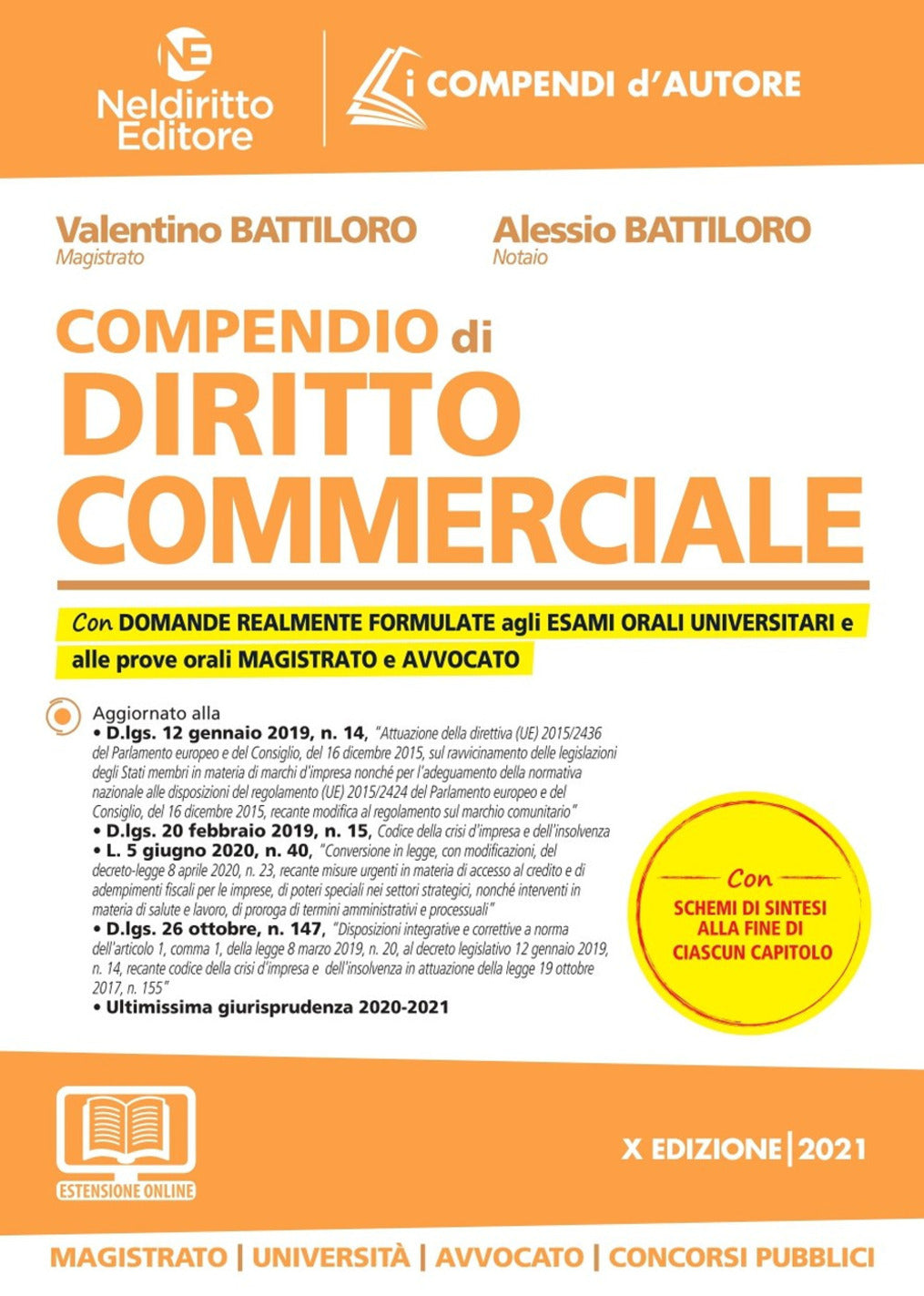 COMPENDIO DI DIRITTO COMMERCIALE. NUOVA EDIZ.