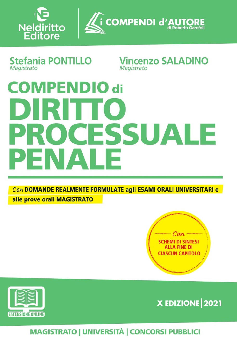 COMPENDIO DI DIRITTO PROCESSUALE PENALE. NUOVA EDIZ.