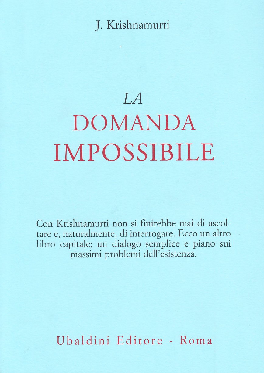 LA DOMANDA IMPOSSIBILE