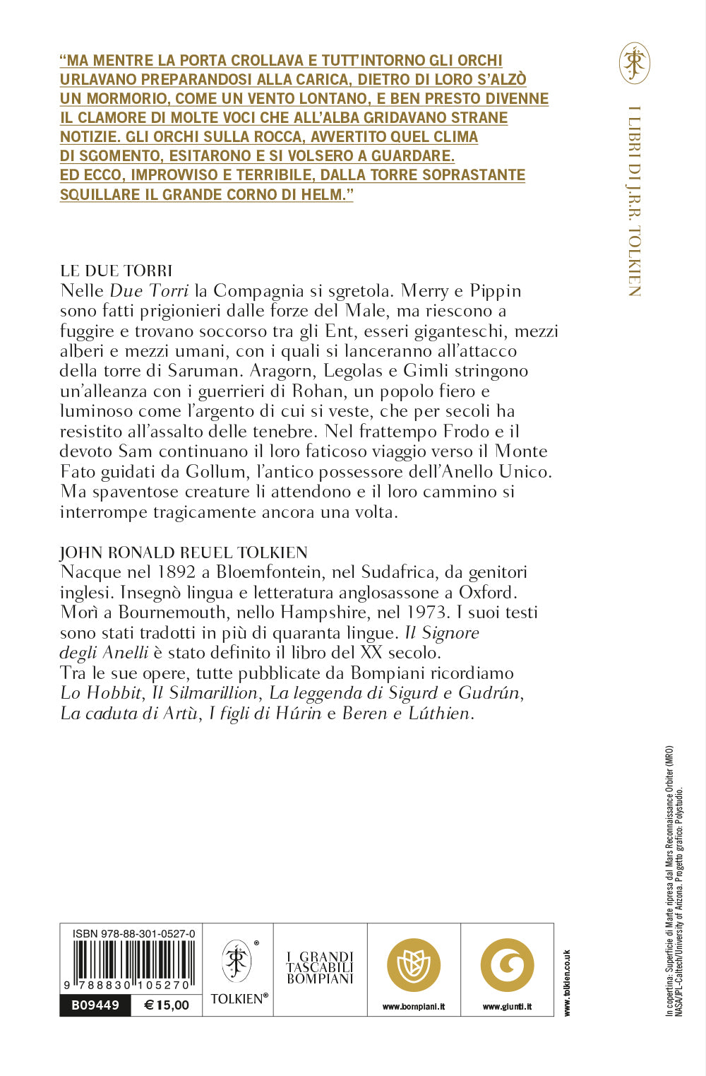 IL SIGNORE DEGLI ANELLI. LE DUE TORRI. VOL. 2