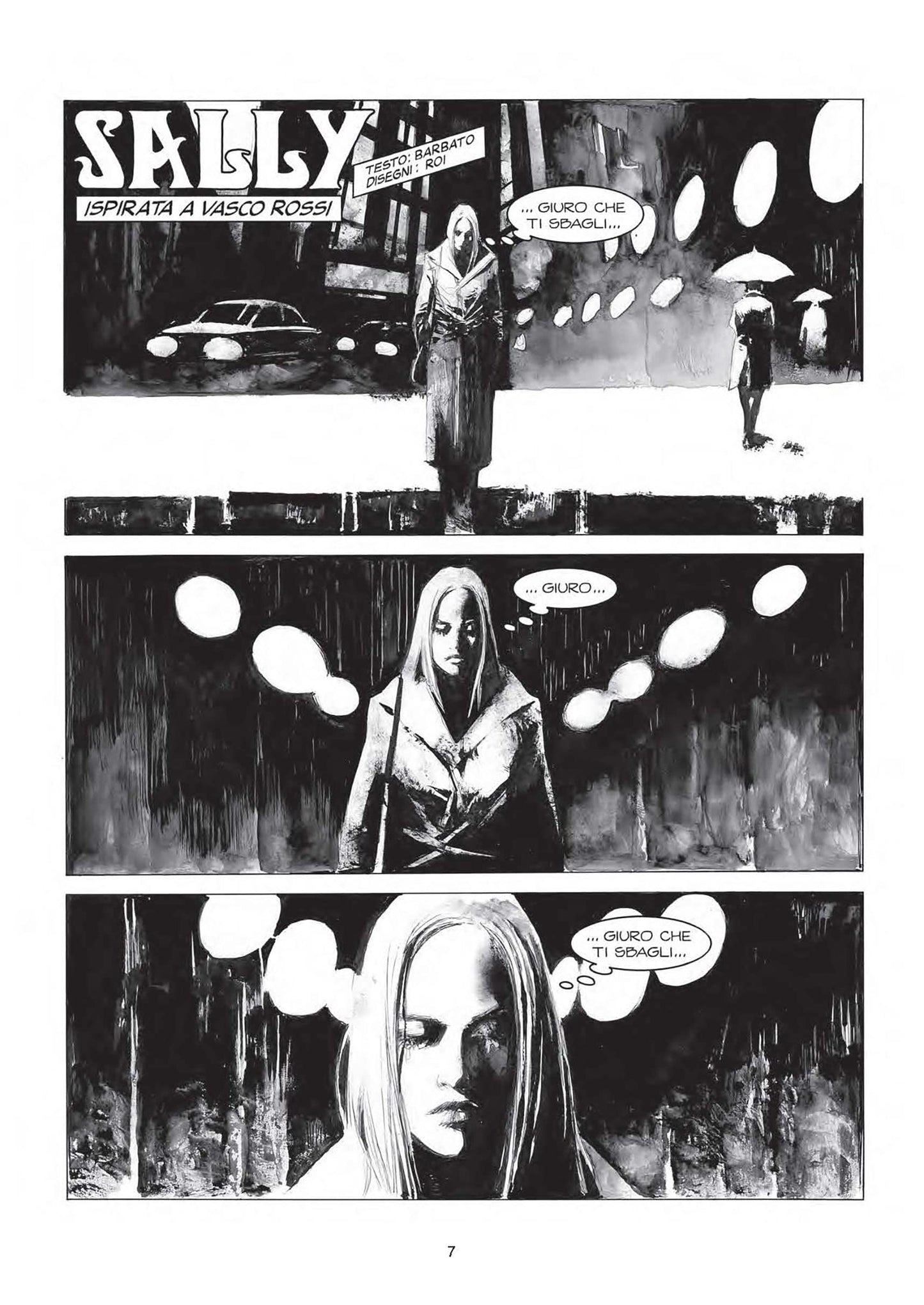 DYLAN DOG & VASCO ROSSI. SALLY