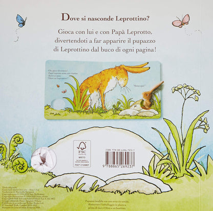 INDOVINA QUANTO BENE TI VOGLIO. SONO QUI! LIBRO PUPAZZO. EDIZ. A COLORI