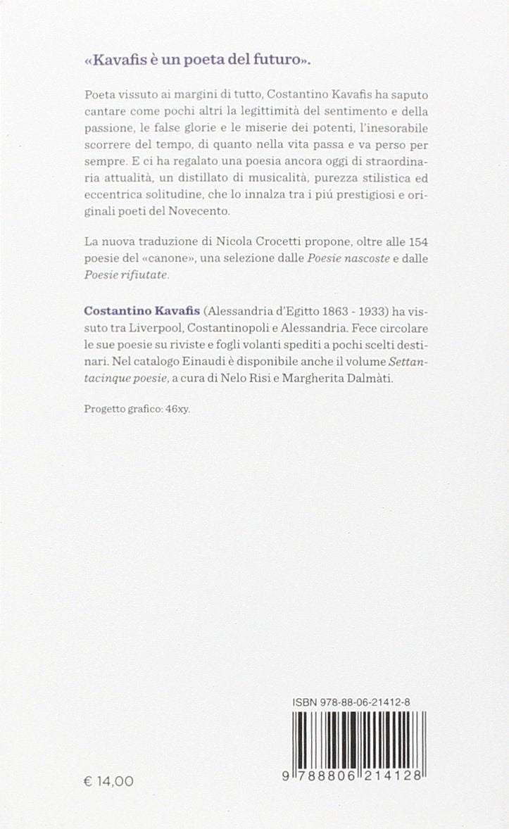 LE POESIE. TESTO GRECO A FRONTE