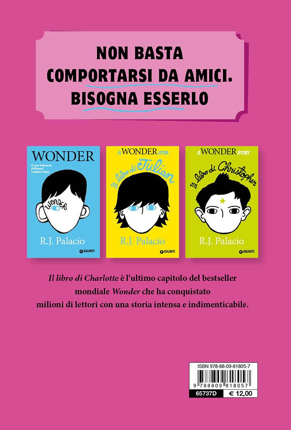 IL LIBRO DI CHARLOTTE. A WONDER STORY