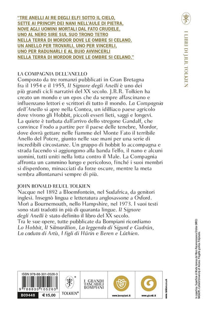LA COMPAGNIA DELL'ANELLO. IL SIGNORE DEGLI ANELLI. VOL. 1