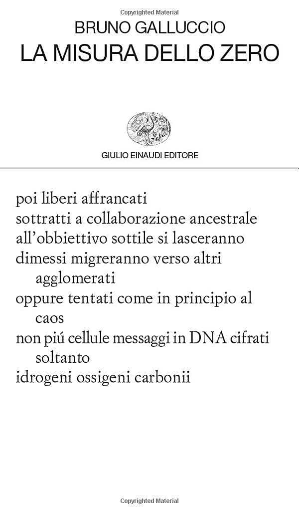 LA MISURA DELLO ZERO