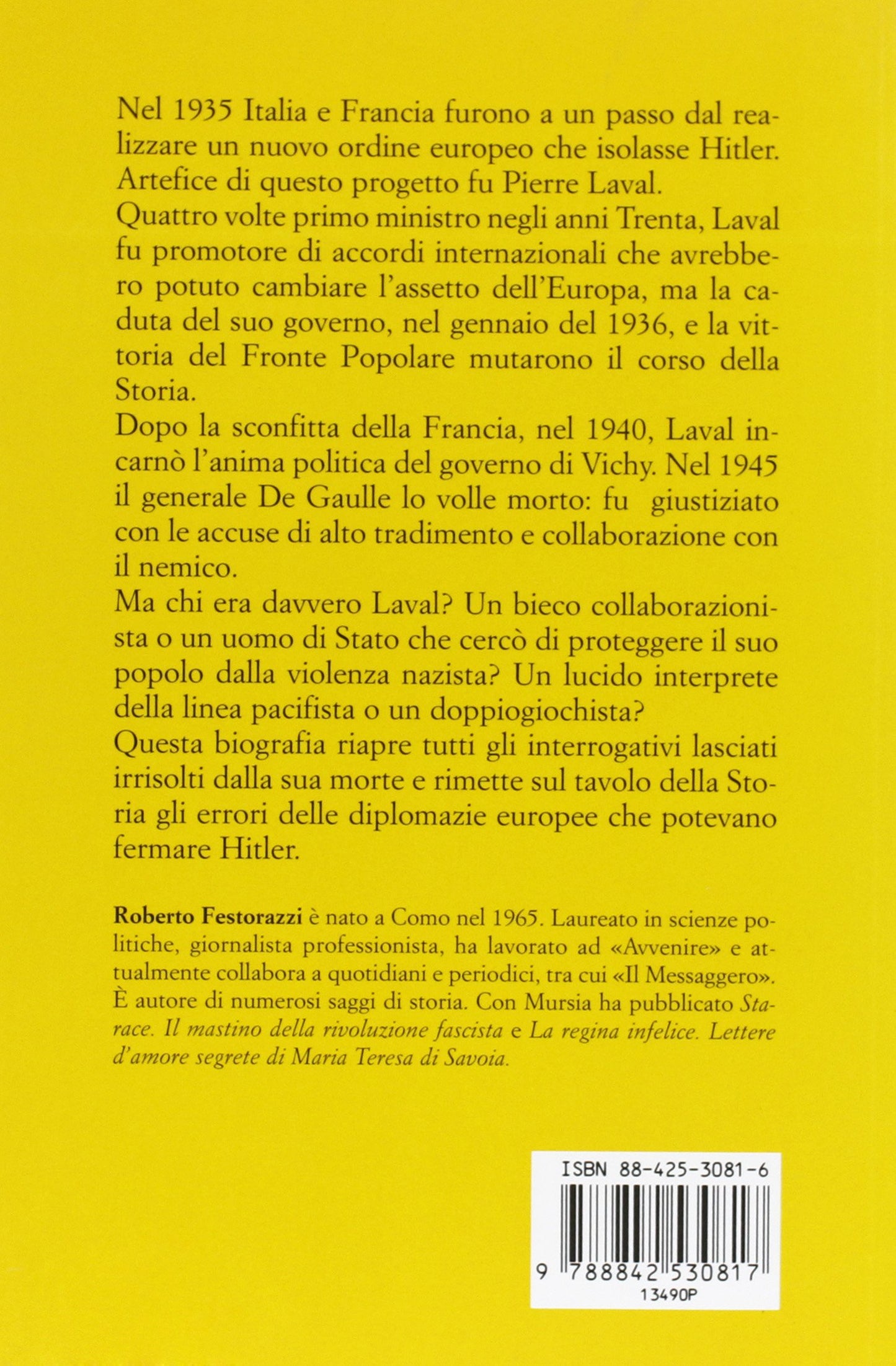 LAVAL-MUSSOLINI, L'IMPOSSIBILE ASSE. LA STORIA DELLO STATISTA FRANCESE CHE VOLLE L'INTESA CON L'ITALIA