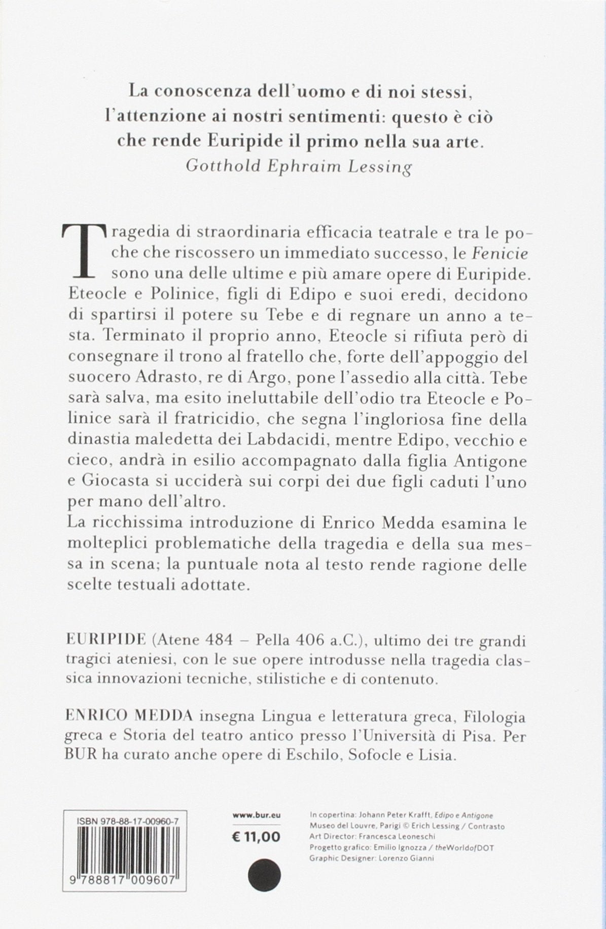 LE FENICIE. TESTO GRECO A FRONTE