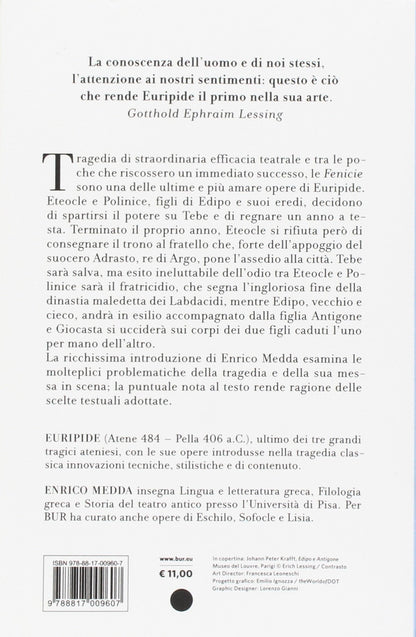 LE FENICIE. TESTO GRECO A FRONTE