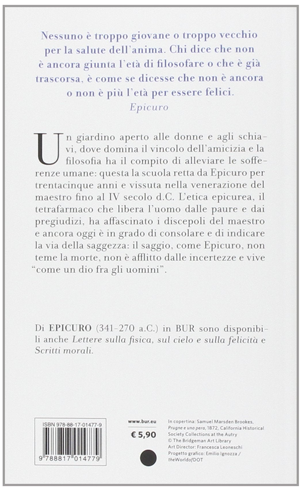 LETTERA SULLA FELICITÀ