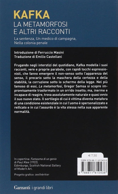 LA METAMORFOSI E ALTRI RACCONTI