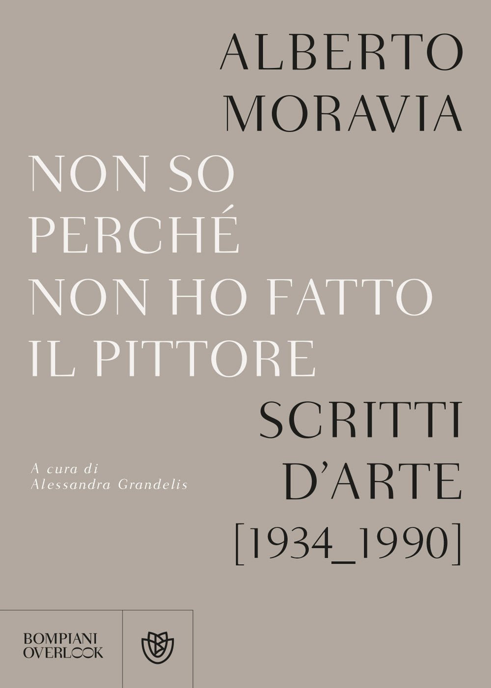 NON SO PERCHÈ NON HO FATTO IL PITTORE. SCRITTI D'ARTE (1934-1990)