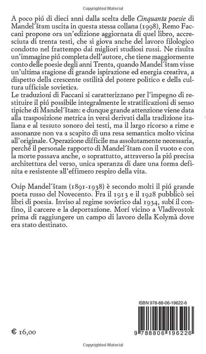 OTTANTA POESIE. TESTO RUSSO A FRONTE