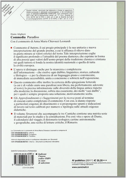COMMEDIA. PARADISO. VOL. 3
