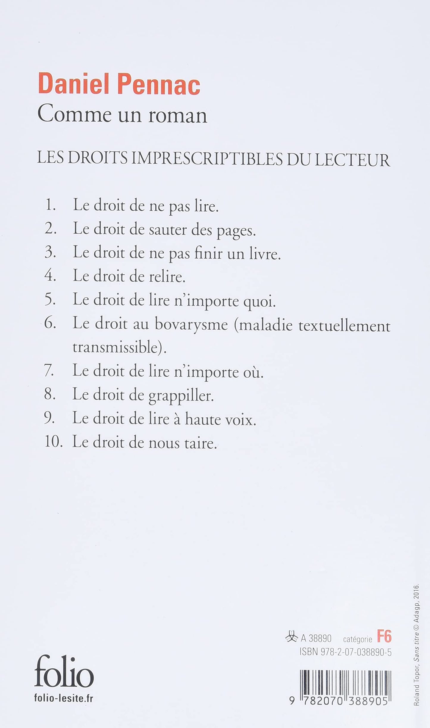 COMME UN ROMAN