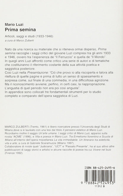 PRIMA SEMINA