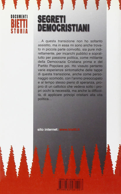 SEGRETI DEMOCRISTIANI... NELLA TRANSIZIONE TRA LA PRIMA E LA SECONDA REPUBBLICA